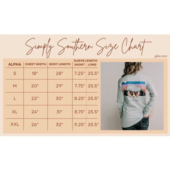 Simply Southern Women’s SMALL “HELLO FALL” Long Sleeve Top - Picture 9 of 11